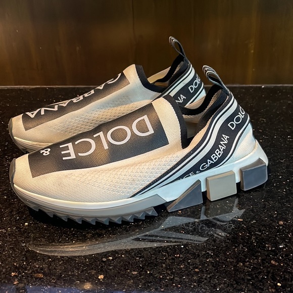 Authentic dolce gabbana sneakers size 41.5 europe 10 womens 8 mens like new - Picture 3 of 6